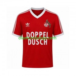 Camisola FC Köln 1984 1985 Retro Homem Equipamento Segundo Manga Curta